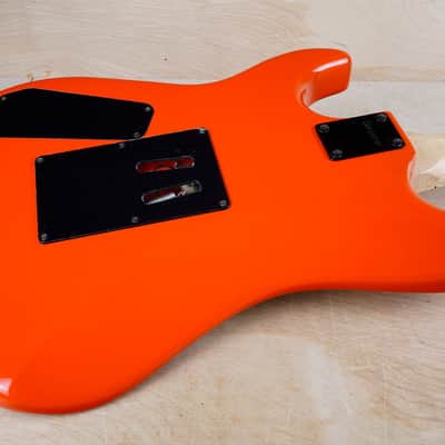 Kramer Baretta Custom Graphics "Danger Zone" EVH D-Tuna 2021 Danger Zone Warning Tape on White Red w/ Bag image 6