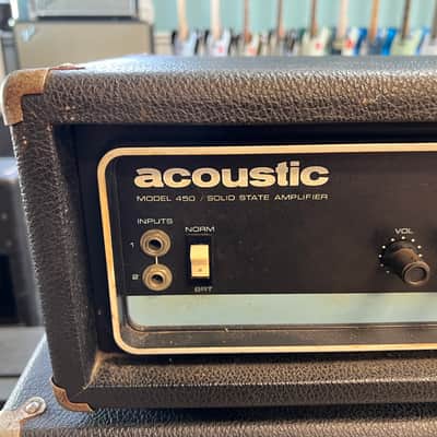Acoustic Model 450 Solid State Amp and Model 400 Cabinet image 3