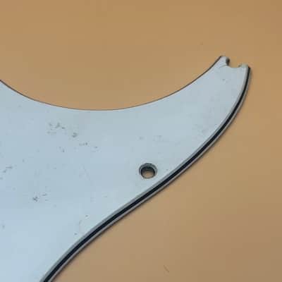 1973 Fender Stratocaster Pickguard 3-Ply White ABS Plastic Strat Guard Vintage Original 1974 1975 image 6