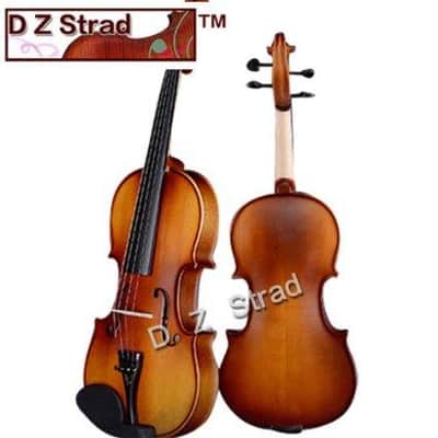 DZ Strad Violin - Model 100 with Solid Wood with Case, Bow, and Rosin image 1