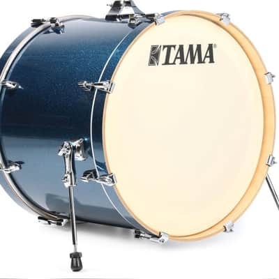 Tama Superstar Classic Maple Bass Drum - 18 inches x 22 inches  Indigo Sparkle image 2