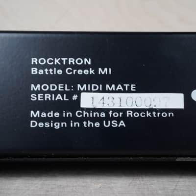 Rocktron MIDI Mate Foot Controller Black in Box w/ Power Supply, 30ft MIDI Cable image 10