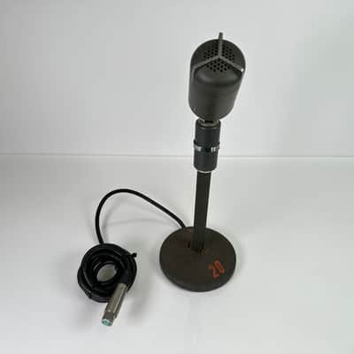 Altec 633A "Salt Shaker" Microphone & 23A Desk Stand