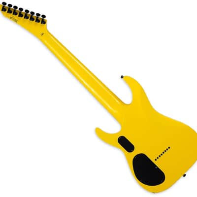ESP LTD SC-608 Baritone Stephen Carpenter Guitar Yellow B-Stock image 3