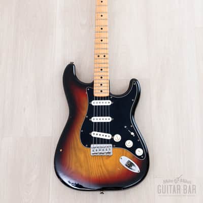 1976 Fender Stratocaster Hardtail Vintage Electric Guitar Sunburst w/ Case image 2