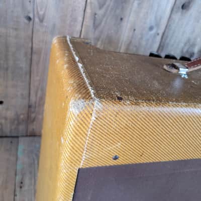 Fender Pro Amp 5D5 Tweed 1954 12AX7 Preamp vs Earlier Octal Preamp - Tweed image 5