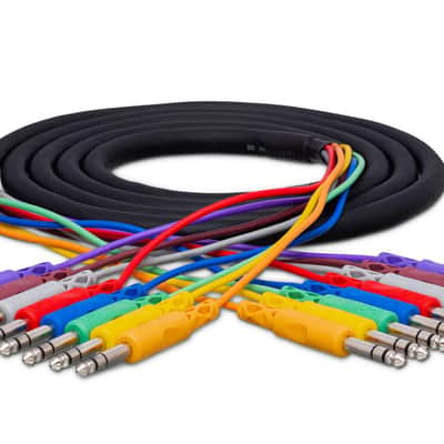 Hosa CSS-802 8-channel 1/4-inch TRS Male Snake - 6.6 foot image 2