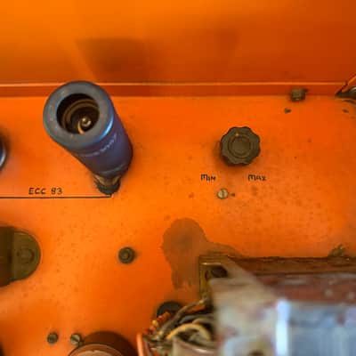 1969 Orange Matamp ORST50 Serial #008 w/ Matching 4x12 image 11