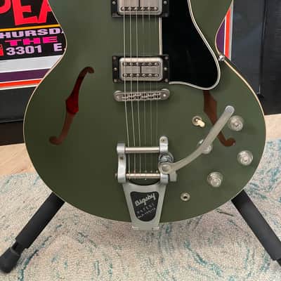 2013 Original Gibson Chris Cornell Signature ES-335 -Olive Drab Green – RARE Original Lifetime Release #91/250 image 2