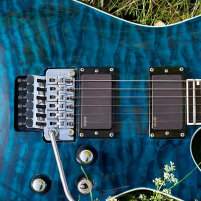 ESP Horizon FR-II BKAQ Standard 2005 Black Aqua image 8