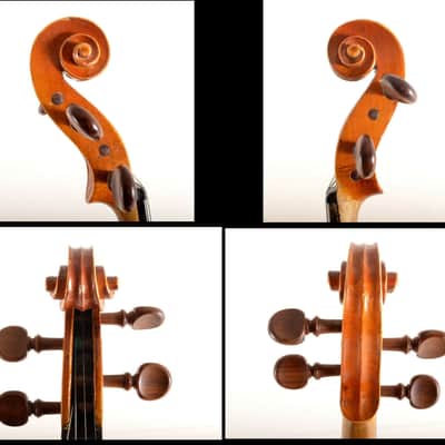 Old Vintage German Made 4/4 Master Violin Jacobus STAINER+Leather&Wooden Case~Video~ image 9