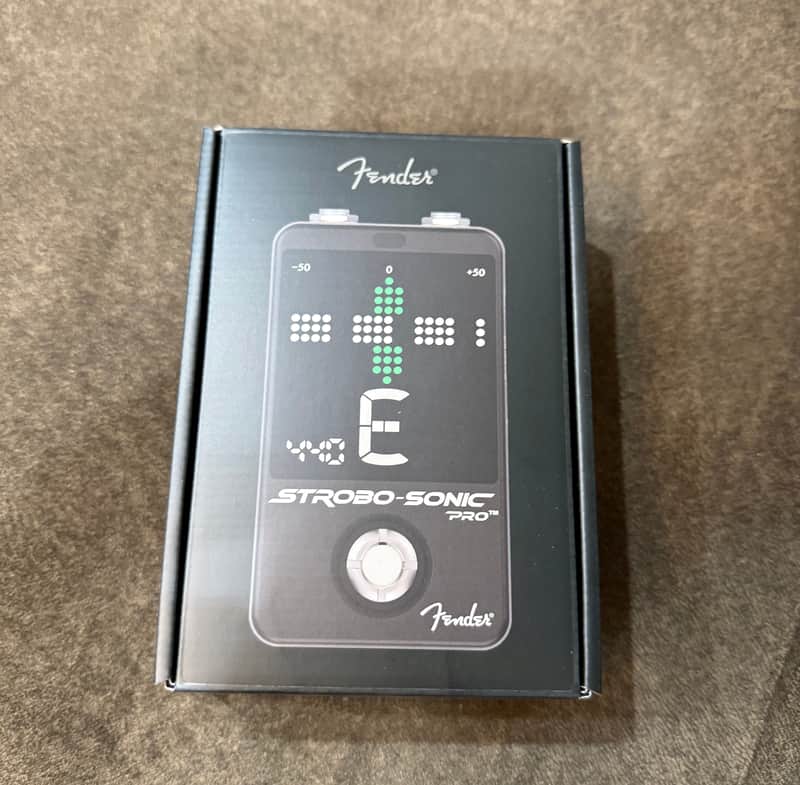Fender Strobo-Sonic Pro Tuner 2025 - Present - Black Brand New Strobe image 1