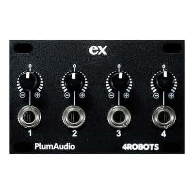 Plum Audio EX12 Eurorack CV Expander 1U Module (Black) image 1