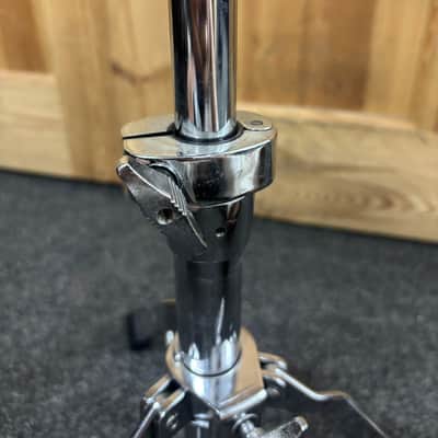 Vintage Pearl Snare Drum Stand Single Braced Black Label Basket Adjustable 1980s image 3