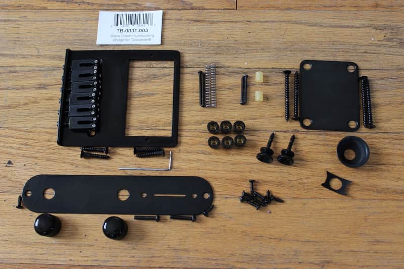 Fender/Gotoh Humbucker Telecaster Black Hardware Set Modern GTC302