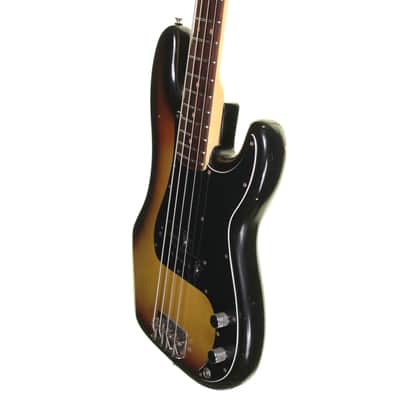 Fender 1974 Precision Bass Guitar, Sunburst with G&G Hard Case image 6