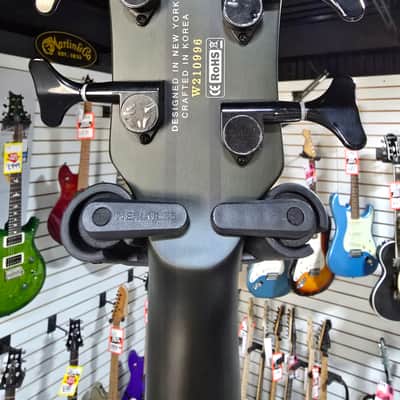 Spector NS Dimension 4 Left-Handed Bass Guitar - Haunted Moss Matte w/Gig Bag #996 image 6