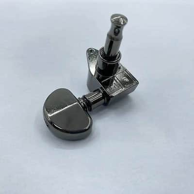 Grover 3x3 Black Nickel Guitar Tuning Pegs Machine Heads Keys image 8