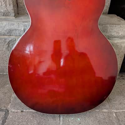 Harmony H54 Rocket 1960s - Red Sunburst image 3