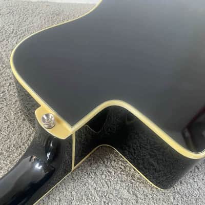 Eko 4 String Acoustic Electric Bass, Mahogany Body, Rosewood Fretboard Neck, 22 Frets image 9