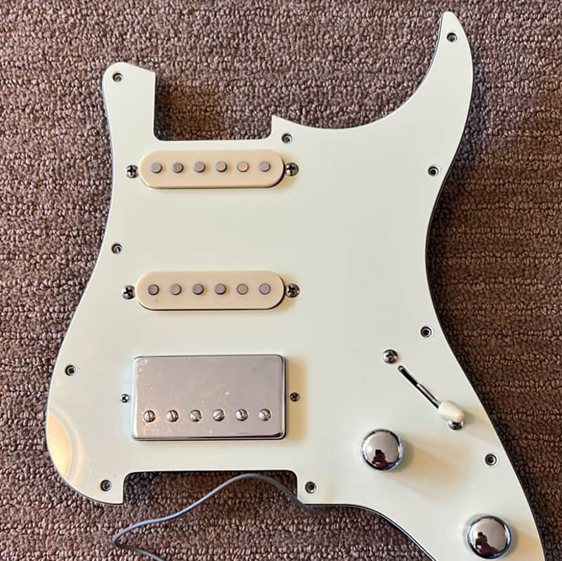 Schecter Nick Johnston Traditional HSS loaded pickguard - Mint Green image 1
