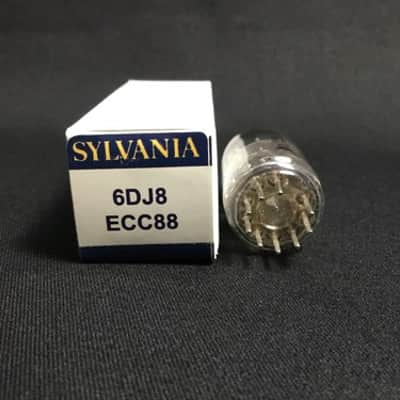 SYLVANIA 6DJ8 ECC88 JAN Audio Amplifier VACUUM TUBE USA Tested 7.5994-D image 3