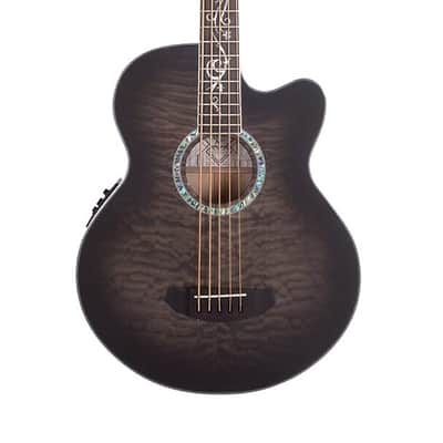 Michael Kelly Dragonfly 5 Acoustic-Electric Bass Guitar, 5-String, Pau Ferro Fingerboard, Smoke Burs image 1