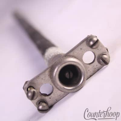 Ludwig/Leedy Snare Drum Calf Skin Heater Plug Mechanism Nickel Mount Vintage 20s image 1