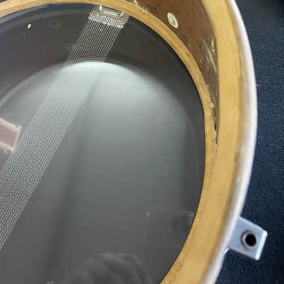Ludwig No. 491 Pioneer 5x14" 6-Lug Snare Drum with Transition Badge 1958 - 1960 - Black/Gold Duco Lacquer image 16