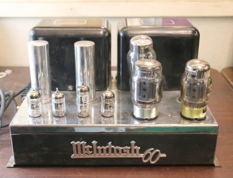 McIntosh MC60 60-Watt Mono Tube Monophonic Monoblock Power Amplifier 1955 - 1961 - Black (with extra tubes) image 1