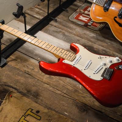 Fender 50th Anniversary American Series Stratocaster with Maple Fretboard 2004 - Chrome Red image 12