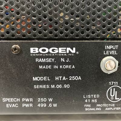Bogen HTA250A Power Amplifier 250 Watt image 5