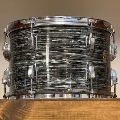 1967 Ludwig 13" Oyster Black Pearl 9x13" Rack Tom image 10