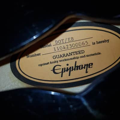 Epiphone   Dot 335 Ebony image 5