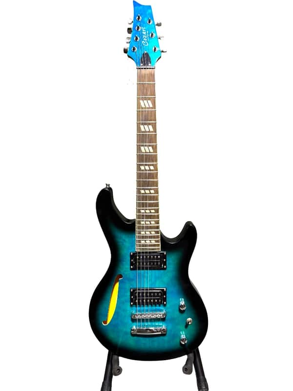 Cozart Semi-Hollow 7-String Custom Handmade Electric Guitar image 1