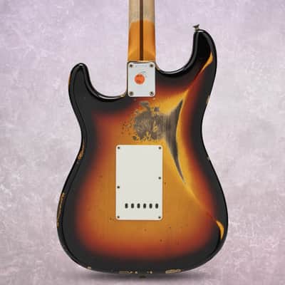 Fender Custom Shop 1969 Stratocaster Heavy Relic Electric Guitar (3TSB) 7 lbs, 10oz image 6