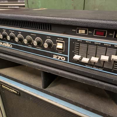 Vintage 1970s Acoustic Control Corp 270 Solid State Guitar/Bass Amp Head image 2