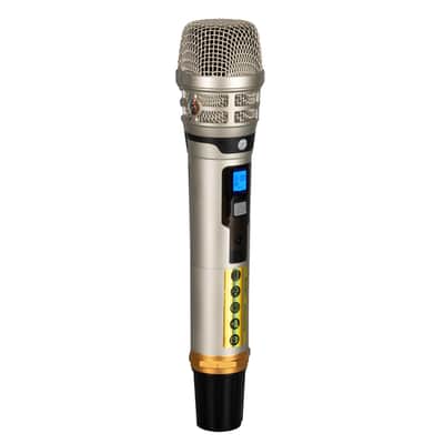 PSG AUDIO UGX21II Silver Wireless Microphone System, 2-Channel UHF Wireless Mic, Fixed Frequency Metal Cordless Mic with 2 Handheld Dynamic Microphones, 250ft Range, Microphone for Singing, Church image 5