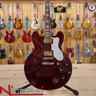 Epiphone Noel Gallagher Riviera, Dark Wine Red image 1