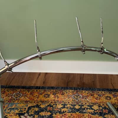 North Rare Drums Rack Sled Style Sleigh Vintage Original W/ 4 Tom Arms image 3