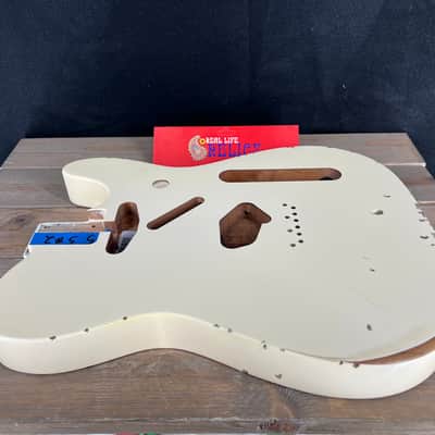 Real Life Relics Genuine Fender CLASSIC SERIES 60'S TELECASTER® SS ALDER BODY VINTAGE BRIDGE MOUNT - OLYMPIC WHITE #1 image 6