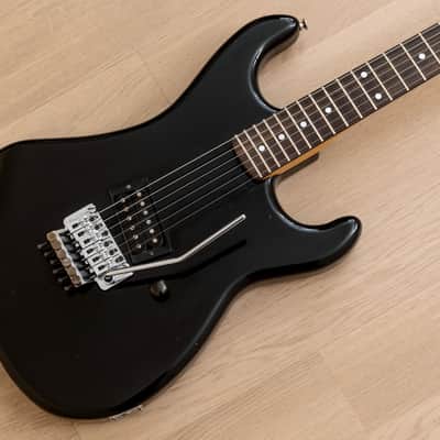 1987 Kramer Focus 1000 Vintage Superstrat Black w/ Floyd | Reverb