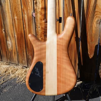 Spector USA NS-2 - Oiled Solid Cherry Wings 4-String Electric Bass Guitar w/ Black Tolex Case (NAMM 2024) image 6