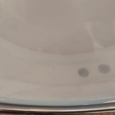 Ludwig Rare vintage 1962 jazz combo snare drum silver sparkle brass hoops mint condition! image 12