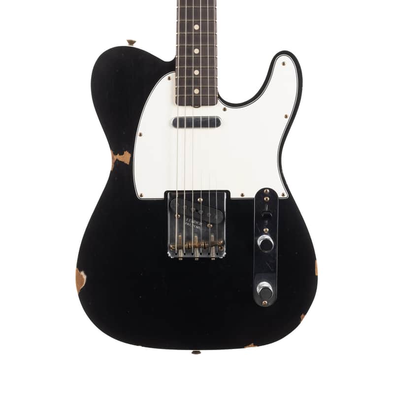 Used Fender Custom Shop 1963 Telecaster Relic Masterbuilt David Brown - Black image 1