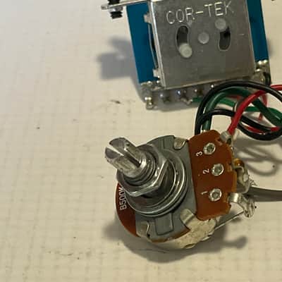 2010's Ibanez RGR32S_ RG Series Guitar Factory Electronics Wiring, Coil Tap Volume Tone Pot Jack image 4