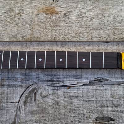 Flame Maple Custom Maple on Rosewood Guitar neck replacement DIY Guitar Neck. image 4