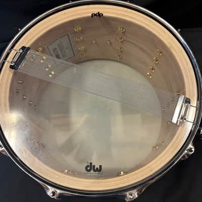 PDP by DW - 8x14" Limited Edition, 20-Ply Maple/Walnut Shell Snare Drum, Natural Satin image 7