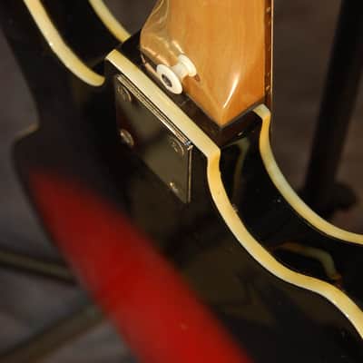 Vintage RARE Teisco Del Rey Hollow Body Ry Cooder Pickups 1960's Redburst image 9