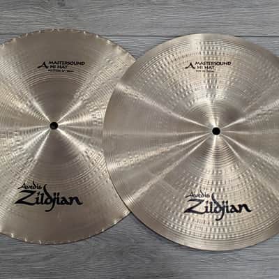 Zildjian 14" A Series Mastersound Hi-Hat Cymbals (Pair) (Mint, Rare Condition!) image 1
